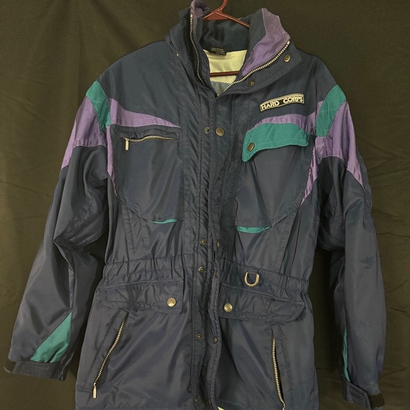 Vtg 90s Hard Corps GTX US Ski Team Tech Anorak Jacket sz M Beautiful Jacket - Picture 1 of 10